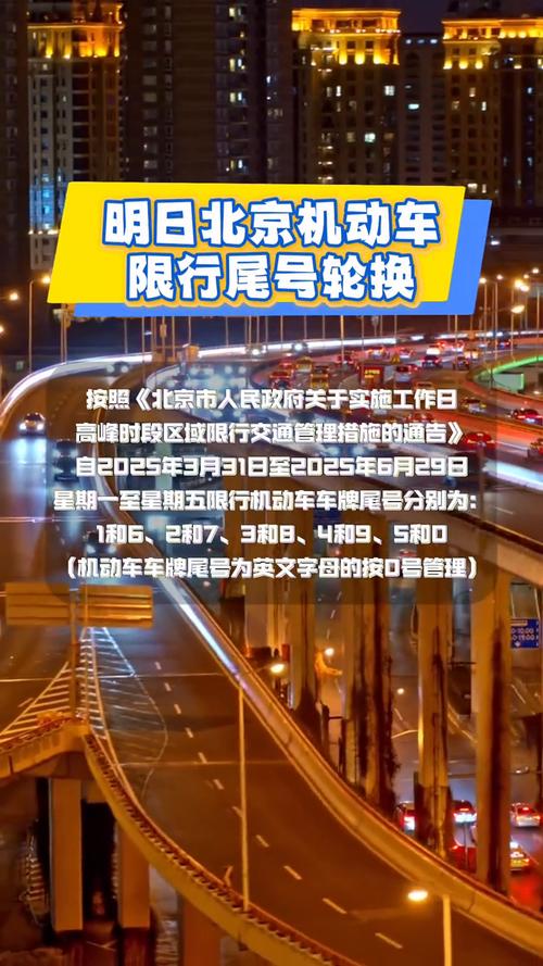 北京:31日启动新一轮机动车尾号限行轮换