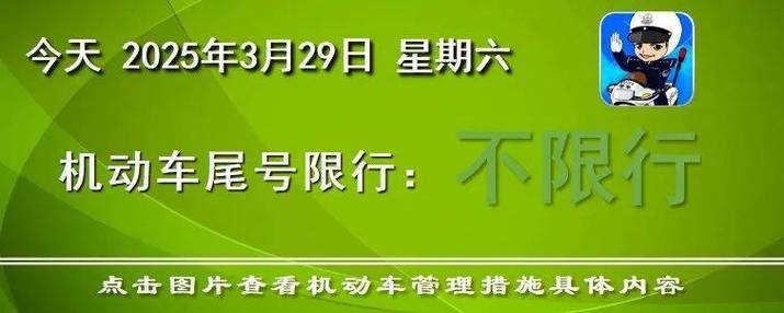 2025年限号轮换时间表