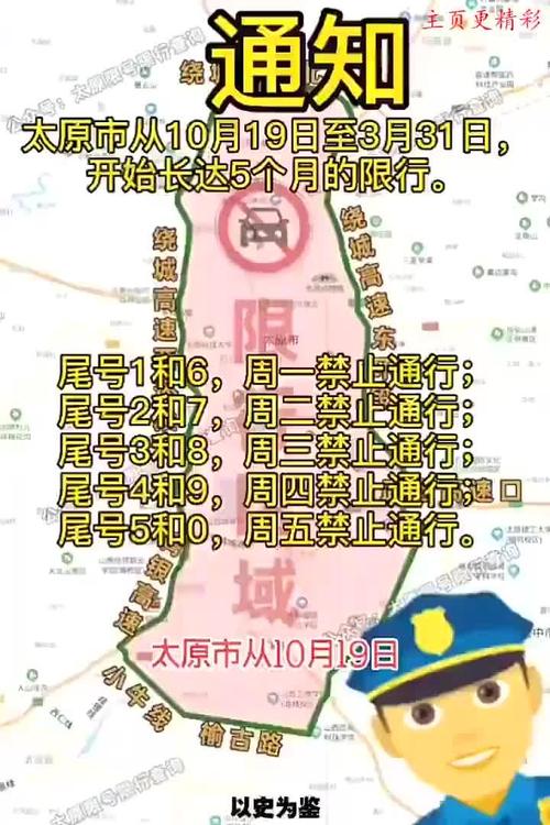 太原限号2024年7月限号时间表