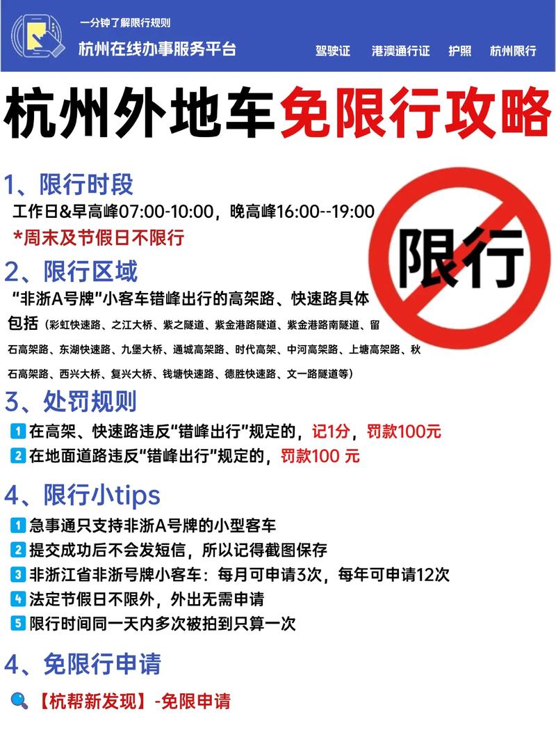 杭州限牌外地车怎么开?