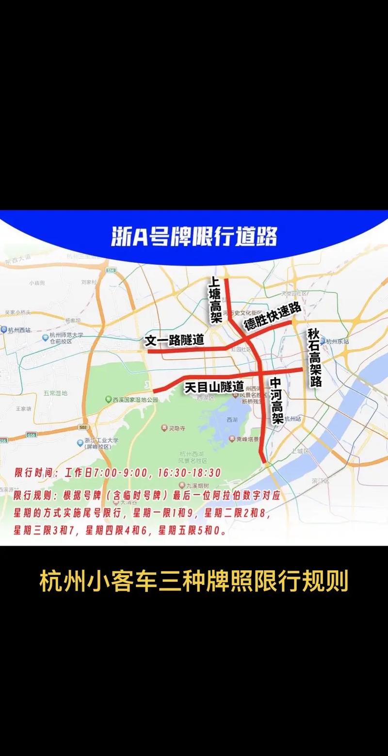 杭州限行外地车怎么开周六