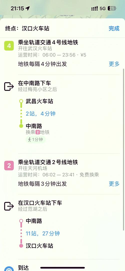武昌火车站到汉口火车站坐几号地铁