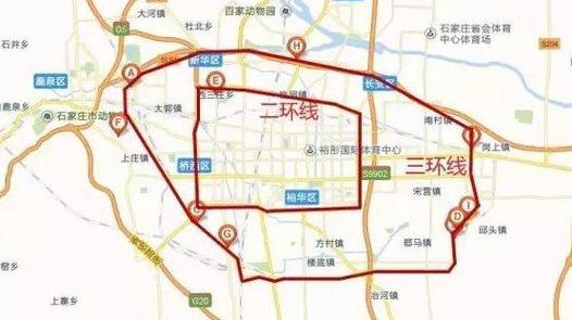 石家庄限号区域范围图