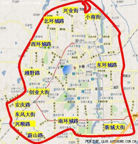 长春机动车限号的路段有哪些?