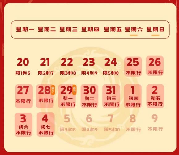 成都2025年限行新规定